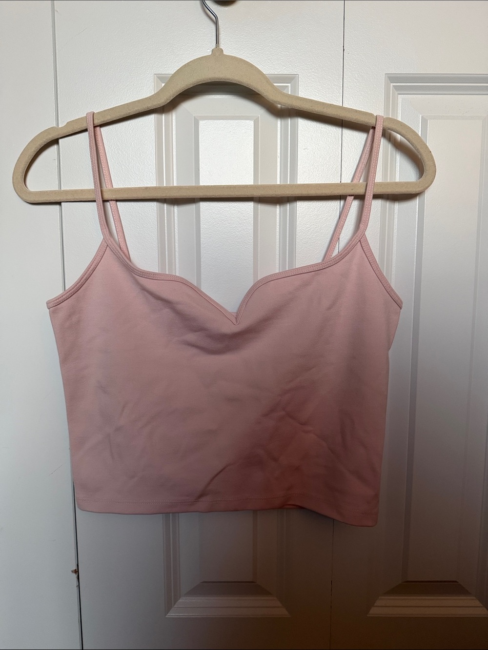 NWT Abercrombie Women’s Pink V-Neck Cami Tank Top